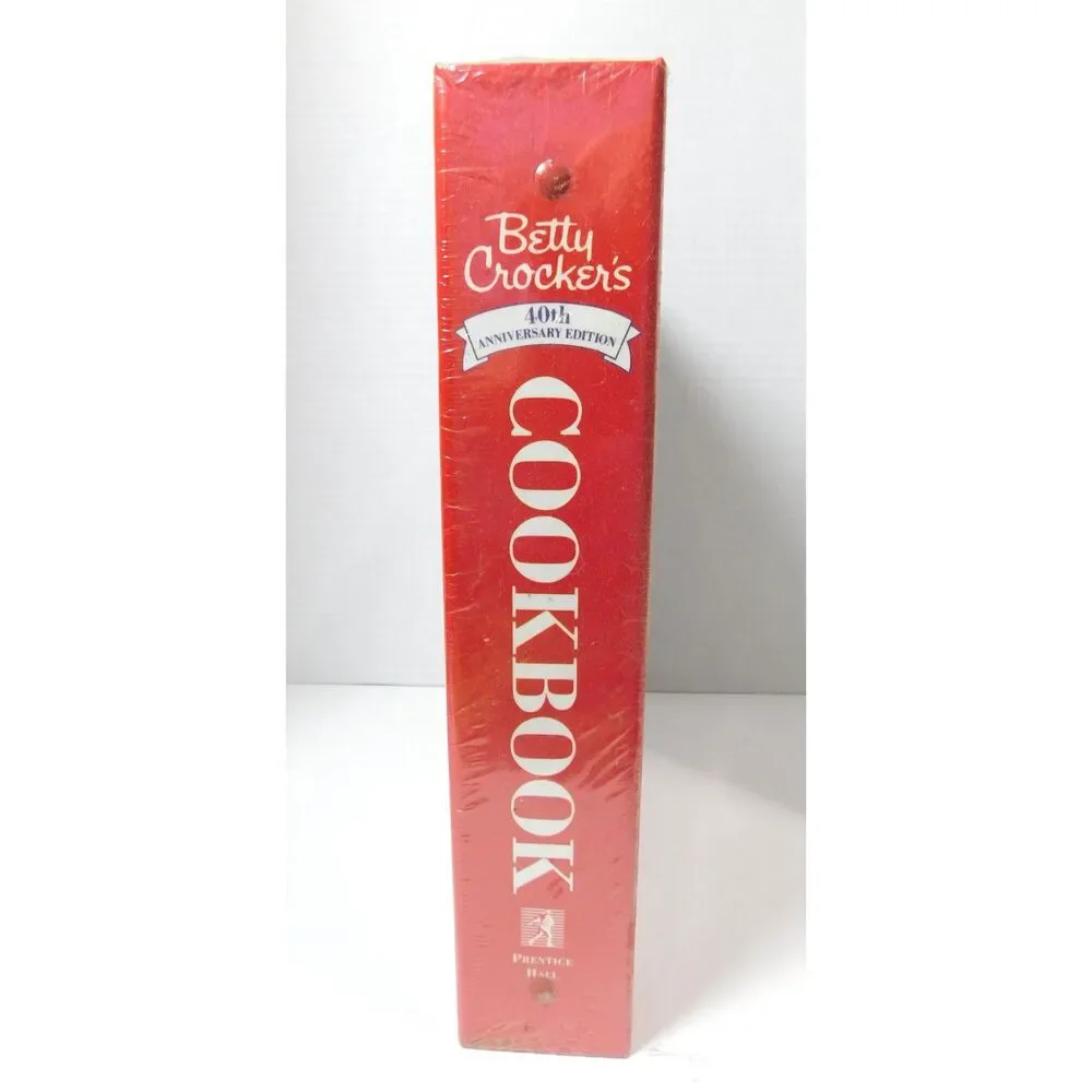 Betty Crocker's 40th Anniversary Cookbook Unopened Ring Binder in Wrap NOS